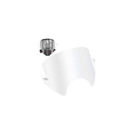 Lot de 10 Cache Objectifs Détachables pour Masques 3M 6000, 6800, 6900 Protection Complète et Facile à Installer.