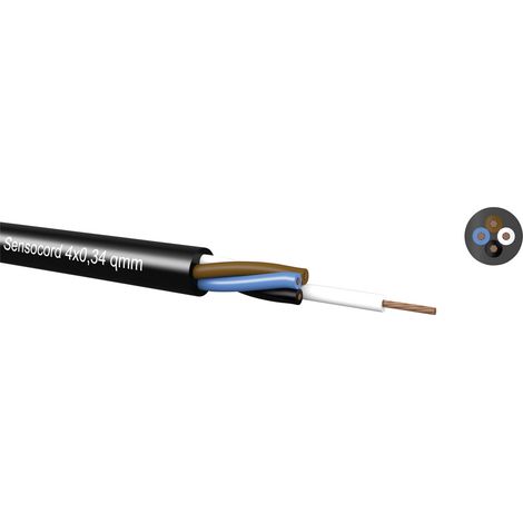 Elektrisches Kabel kabeltronik sensocord 3 x 0,34 mm robust
