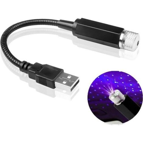 Bardusch - - Mini Lampe Led Led Pour Toit De Voiture, Projecteur, Lumière D\'ambiance, Galaxie, Usb, Luminaire Décor (1/4)