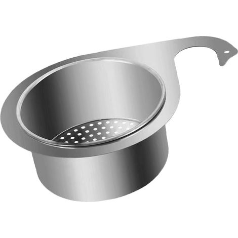 Ensemble de panier à tamis en forme de cygne en acier inoxydable, panier de vidange multifonction, passoire d'angle pour Filtrer Les Déchets de Cuisine et Laver Les Frufa Légumes (1/4)
