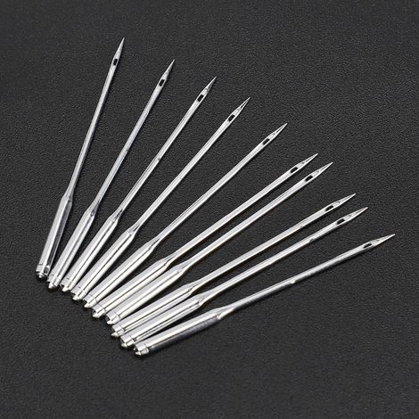 100 Aiguilles à Coudre en Acier Haute Résistance pour Machines Domestiques, Type 14 - Lot de Pièces de Rechange pour Couture (1/5)