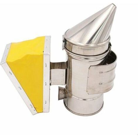 Outils d'apiculture d'exportation mini fumeur de cuir en acier inoxydable mini fumeur de pointe de trompette (1/5)