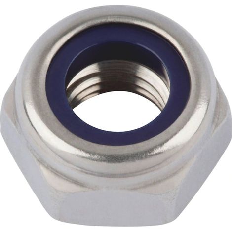 Dado di ricambio basso UNI 7474 din 985 in acciaio inox (1/2)