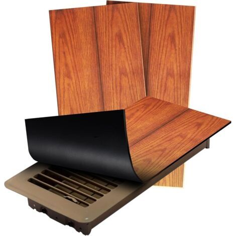 QORVA-Lot de 3 housses d'aération magnétiques – Poche pour étanchéité complète – Housses d'évent les plus solides de 14 x 30,5 cm pour grille d'aération standard de plancher de maison, grille d'aérati