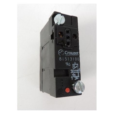 Mini-distributeurs électro-pneumatique clapet 3/2 NC monostable 3-8bars passage 3mm CROUZET 81513100
