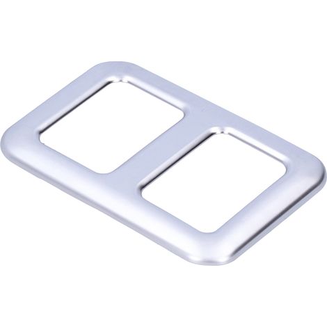 Cadre de bouton de remorque avec garniture argentée en ABS pour les modèles Land Rover Defender 2020-2021. (1/5)