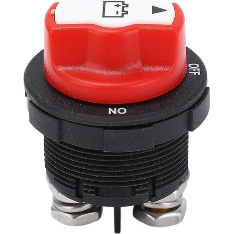Interrupteur coupe-batterie étanche 200 A, compatible avec les batteries 12 V - 32 V (1/5)