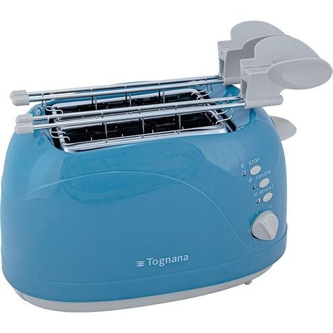Tostapane Elettrico con Spegnimento Automatico Blu 750 Watt Tognana