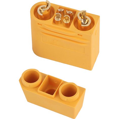 Connecteur mâle AS120 prise adaptateur résistance pour batterie Lipo drone FPV course RC pièces multirotor (1/5)