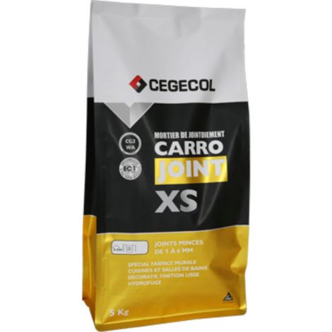 CEGECOL Carrojoint XS Grout - Arena - Juntas finas - 5kg - 582592