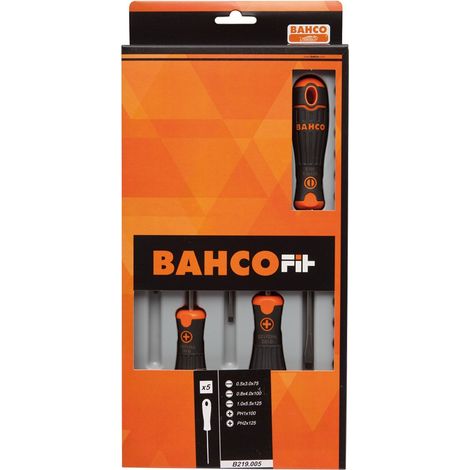 Set di cacciaviti Bahco b219.005 punta magnetica cromato