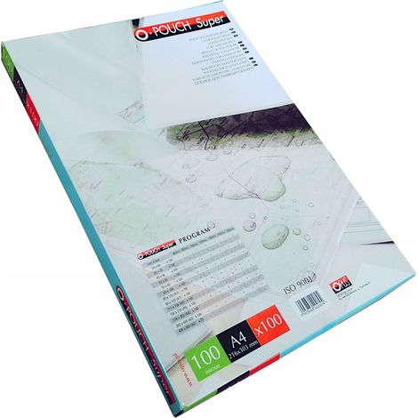L谩mina de laminaci贸n O-Pouch 100u Super A4 /100 unidades/