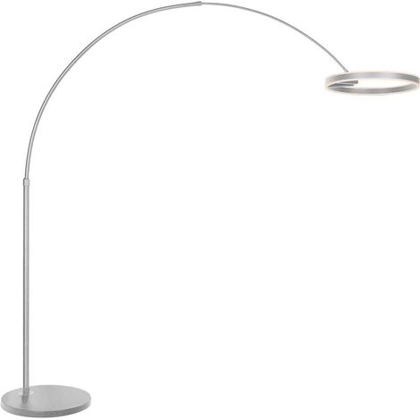 Steinhauer - lampadaire - Ringlux - acier - métal - lampe arquée (1/4)