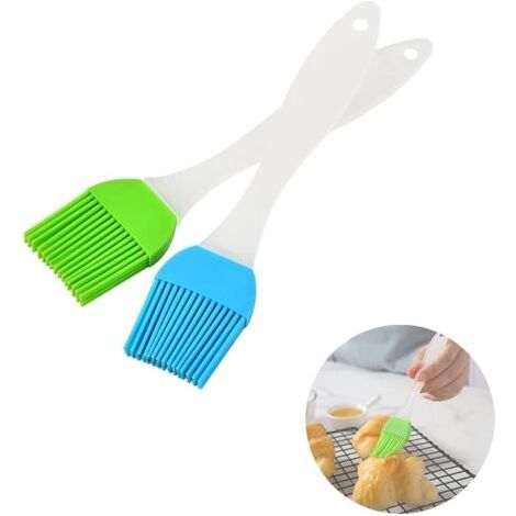 BUNTHAUS Pinceau Cuisine, Silicone Pinceau, Cuisine en Silicone, Pinceaux de Barbecue, Pinceau à Pâtisserie, pour Barbecue, Gâteaux, Cuisson, Baking Cooking, Badigeonner Huile (1/5)