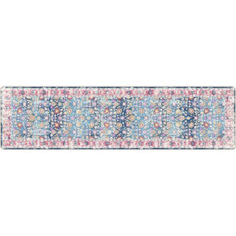 Maison Exclusive - Teppich Waschbar Mehrfarbig 80x300 cm