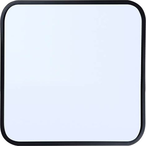 Showerdrape Shoreditch Square Wall Mounted Black Framed 40 x 40cm Bathroom Mirror (1/3)