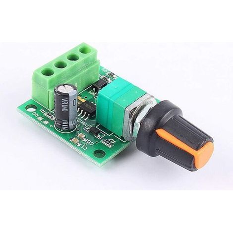 Contrôleur de Vitesse de Moteur PWM Impulsion Large Tension 1.8A-15V DC 2A PWM Commutateur de Contrôleur de Vitesse de Moteur-Crezuo (1/5)