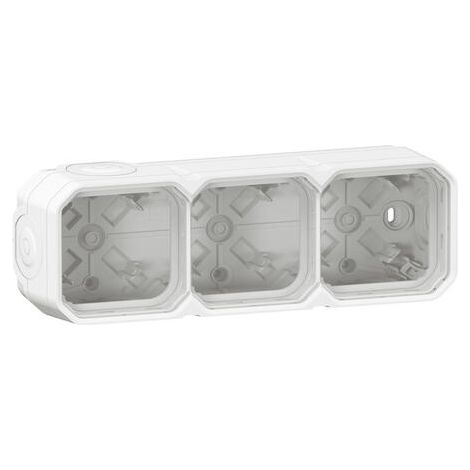 LEGRAND PLEXO BOITE 3 POSTES SAILLIE À COMPOSER ÉTANCHE BLANC IP55 - 069688L