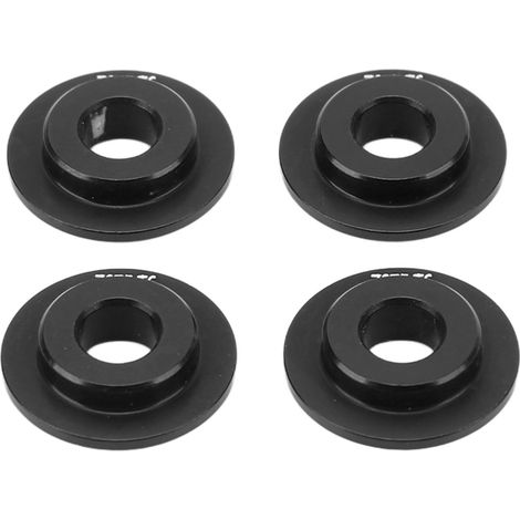 4 adaptateurs de roue en alliage d'aluminium robustes pour TRAXXAS UDR 1/7 RC, noirs, joints d'entretoise durables (1/5)
