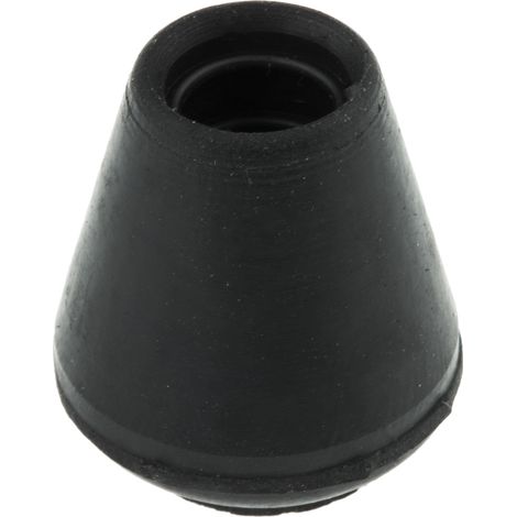 Rs Pro – Butée d'arrêt en caoutchouc – Lot de 4 – Protection surfaces – Adaptée pour pieds de chaise – Hauteur 10mm (1/2)