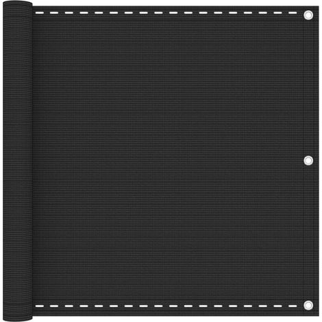 Balkonsichtschutz HDPE 90x400 cm Anthrazit