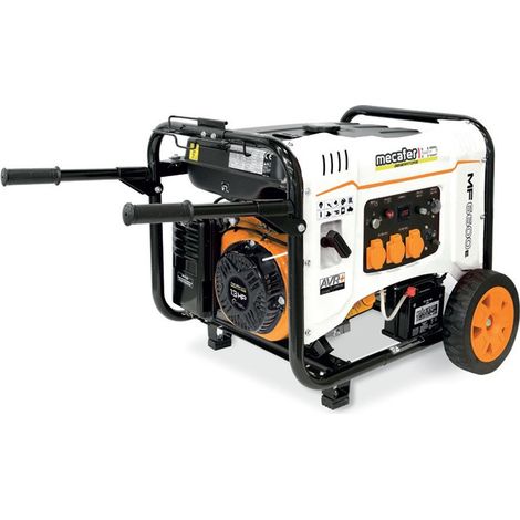 Mecafer – Groupe électrogène 5500W 4 temps 13HP 420cc – Démarrage électrique – Autonomie 9h – 2 prises USB – Technologie AVR PLUS (1/2)
