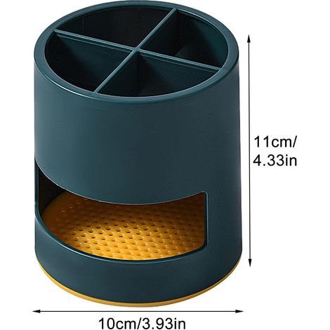 Porte-baguettes, égouttoir à vaisselle, étagère de rangement, boîte de rangement pour brosses à dents et dentifrice dans la salle de bain, boîte de rangement pour la cuisine et la maison (1/4)