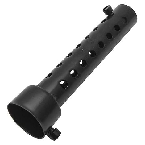 Silencieux moto, 35mm Muffler Baffle, Universal Exhaust Pipe Silencer Noise Canceller, Can Noise Muffler Removable Silencer, Black, 2 Piece (1/2)