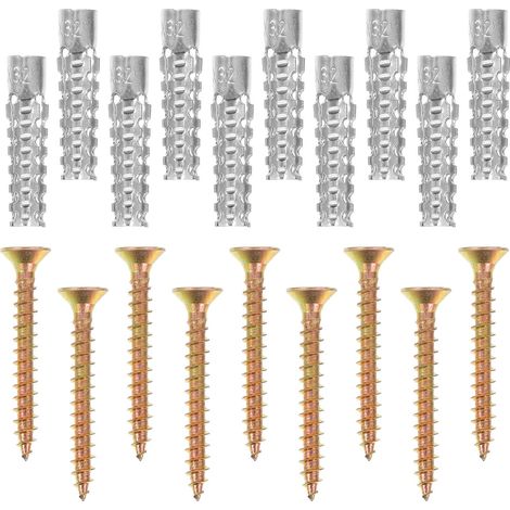 Lot de 20 vis d expansion en acier au carbone pour plaques (1/5)