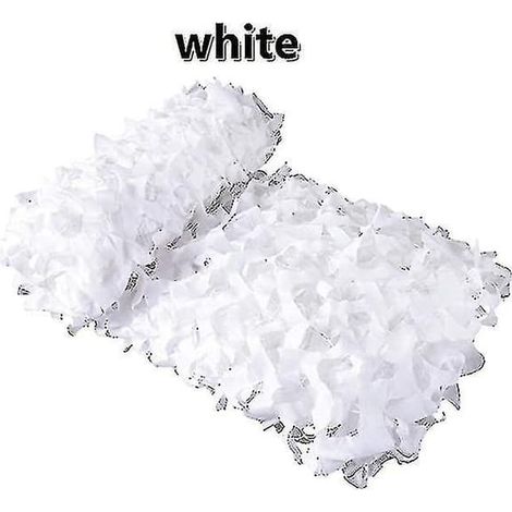 Filet camouflage renforcé 3x5m 3x8m 3x10m 4x5m Piscine Plage Pavillon Jardin Parasol Filet camouflage 7 couleurs Blanc Blanc blanc blanc blanc 3x8m - 3 x 8 m - couleur, taille (1/5)
