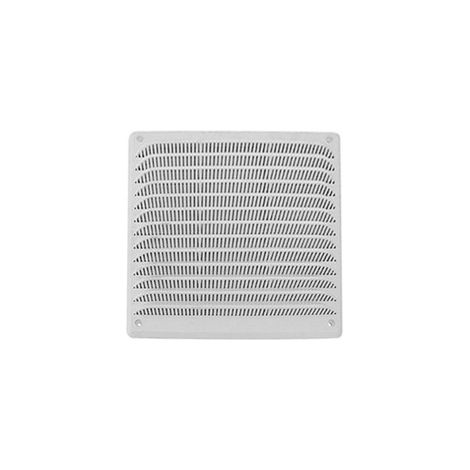 GRIGLIA DI AERAZIONE QUADRATA AD INCASSO Misura: cm. 23 x 23 Busta c/cappellott