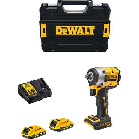 Llave de Impacto DeWALT DCF921D2T (2 x 2,0 Ah + DCB115 + TSTAK II)