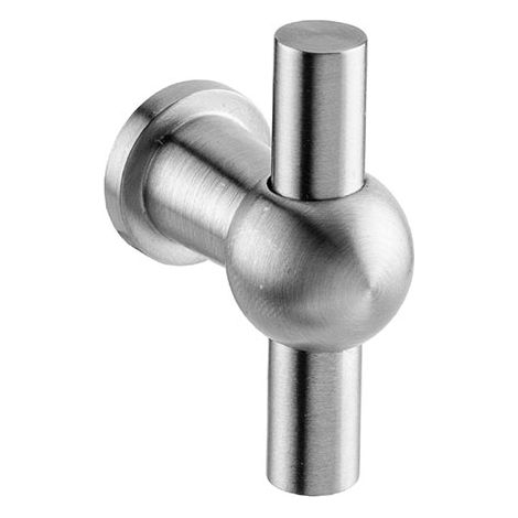 IN2212518 Tirador In.22.125.18Mm  - Inox  - BALL T - Tirador en forma de T con base (1/5)