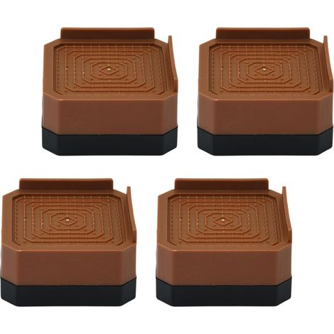 Tapis de nivellement multi-usage avec technologie d'absorption des chocs, s'installe pour un sol inégal et une maison silencieuse, pieds de nivellement réglables antidérapants (1/4)