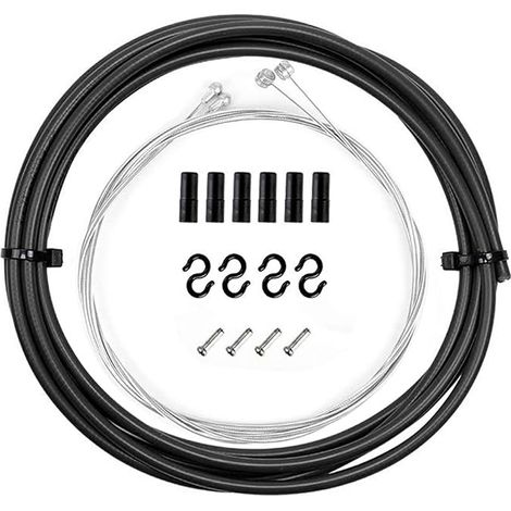 Convient aux kits de câbles et d'emballage universels pour freins de vélo, kits de remplacement de câbles de frein de base (1/5)