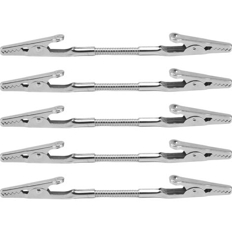 5Pcs Double Head Memo Clip Bendable Sturdy Durable Metal Wide Application Strong Clip Photo Holder (1/5)