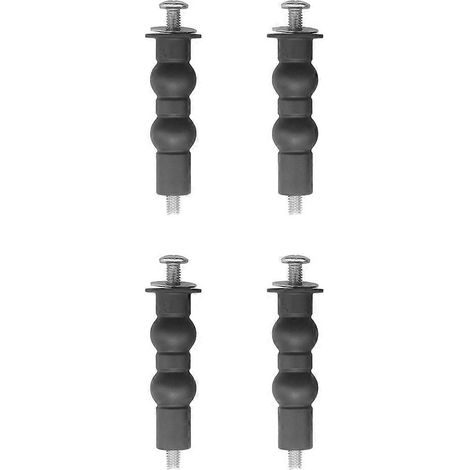 Lot de 4 vis universelles pour abattant de WC, kit de fixation pour écrou supérieur, compatible avec les modèles Standard, Kohler et autres. (1/5)
