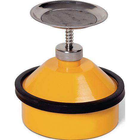 ASECOS Sparanfeuchter 1 L Stahlblech Ø178x200 mm gelb Sicherheitsbehälter (1/4)
