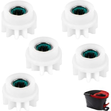 Kit de 5 pièces détachées pour Spin Mop, compatible avec les balais rotatifs Montage facile (1/4)