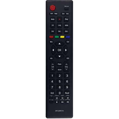 Télécommande TV Compatible avec Hisense ER-22601A, Sans Configuration (1/5)
