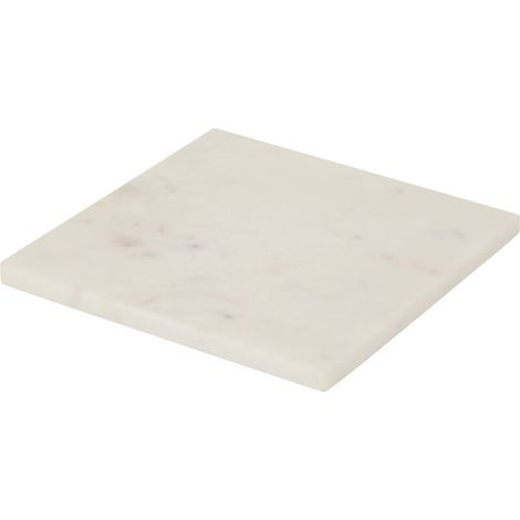 Dessous de plat blanc L19xp19xH1,2cm - Atmosphera créateur d'intérieur