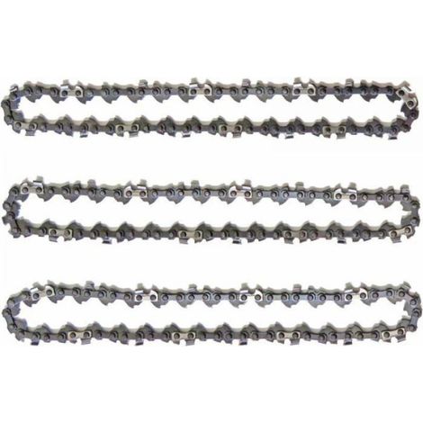 Chaînes Élagueuse sur Perche 10" Lot 3, 40 Maillons Faible Rebond, Black & Decker Ryobi (1/4)