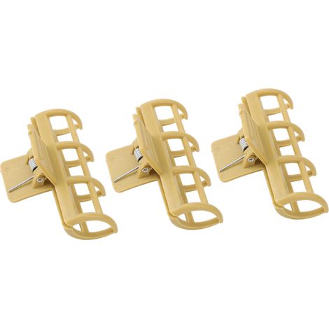 Lot de 10 Pinces à Friser Résistantes à la Chaleur, Ressorts Haute Tension Anti-Glisse pour Bigoudis Chauds, Outils de Coiffure Professionnels (1/5)