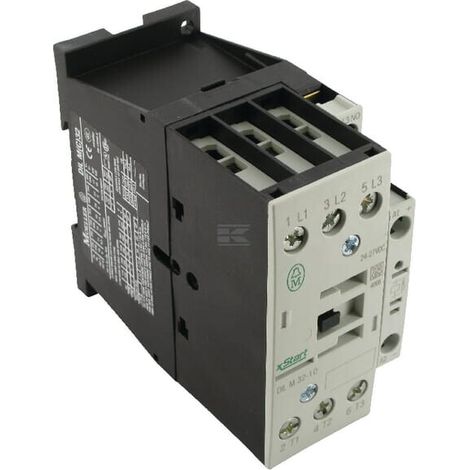 Contactor eléctrico Eaton dilm32-10 15 kW 3 polos