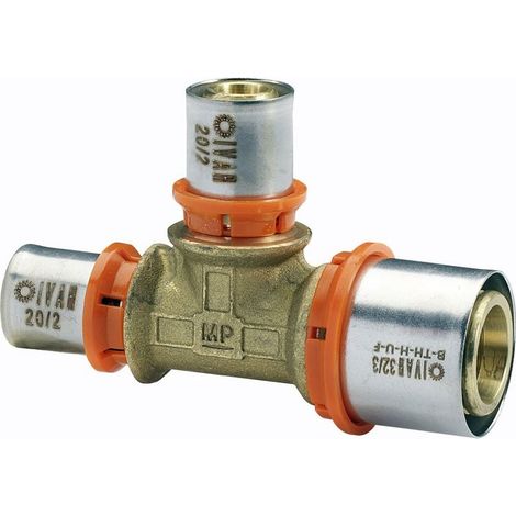 MP 5720 RCL Tee con attacco centrale e laterale ridotti 20/2 x 20/2 x 26/3 512012MP