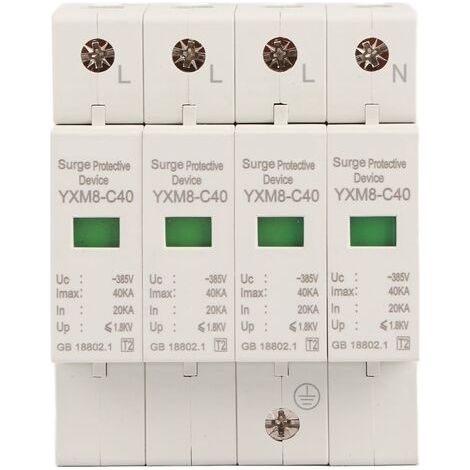 DEESSE SHOP-4P 40KA House Surge Din Rail Lowvoltage Protector Dispositif d'arrêt pour la protection contre le tonnerre A (1/4)