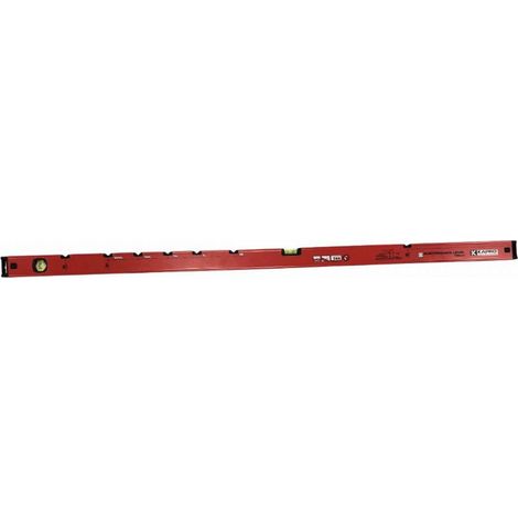 Niveau à bulle professionnel en aluminium pour électriciens 130 cm 2 bulles 783-130 KAPRO (1/2)