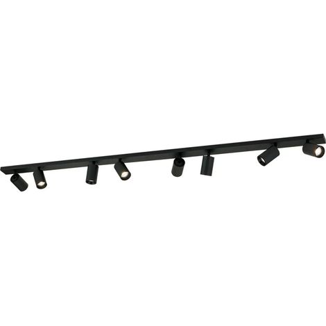 [GEBRAUCHT] B-Ware Orion Deckenstrahler Spotleiste Sean Schwarz Aluminium Stahl Gu10 Led 8 Flammig