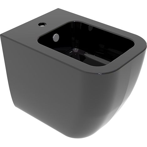 Bidet Brio filomuro nero lucido di Ceramica GSG
