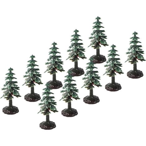 Sapin de Noël miniature, modèle artificiel haute simulation, décoration pour gâteau d'anniversaire, pour micro-paysage (1/5)